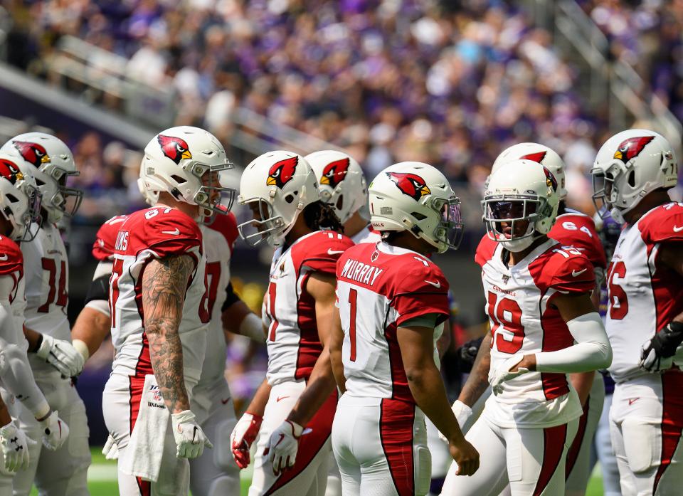 16. Arizona Cardinals. The home jersey would be perfect without the white trim but the away one lets them down with whatever is going on with those shoulders