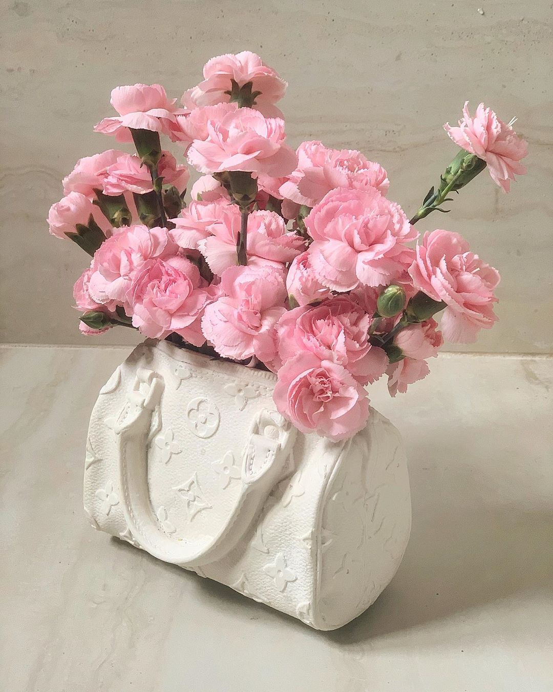 LV Speedy Nano Vase - Original Rose