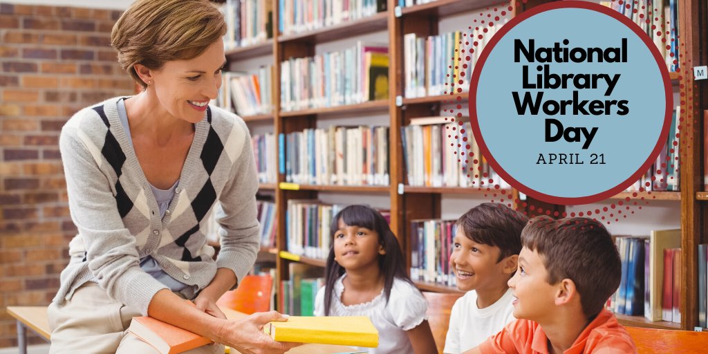 SCPSchools's tweet photo. Today, Tuesday April 21, is dedicated to recognizing the hard work and dedication of library workers. Thank you to SCPS Librarians for all you do. #NLWD #SCPSStrong #SCPSStayEngaged https://t.co/bLwpxB0J6b
