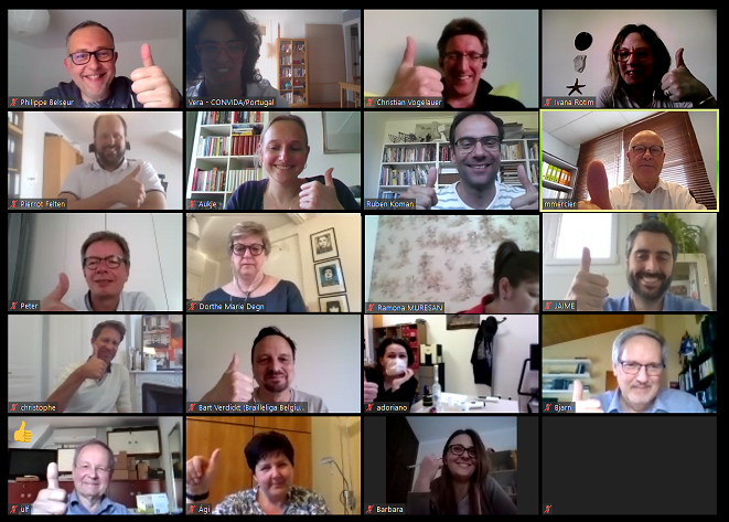 EnviterNetwork's tweet photo. The European partners @EnviterNetwork are wishing you all the best, in good health, during this COVID-19 outbreak. We will keep on working for the visually impaired https://t.co/22Js4WdfMh