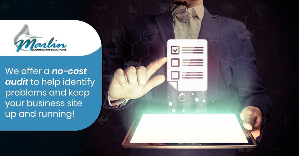 Is your company’s #website optimized to get results? We offer a no-cost audit to help identify problems and keep your business site up and running! marlincs.com/website-optimi…