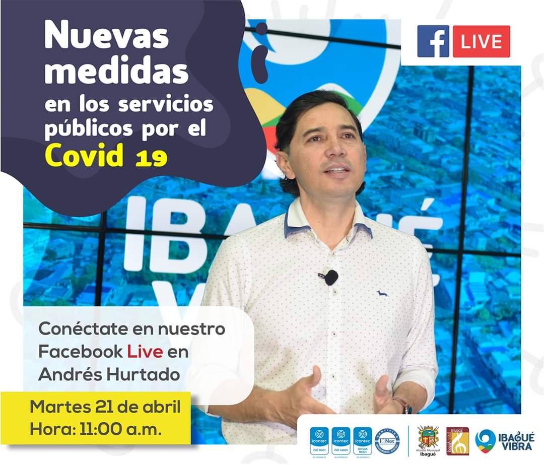 Como Concejal de #Ibagué, me alegra mucho saber que en transmisión de Facebook Live, estará hoy el Alcalde de #Ibagué @Andreshurtado_7, hablando de una de las problematicas que tanto he requerido como la tarifas en los Servicios Públicos.
👇🏻
facebook.com/23108133425377…