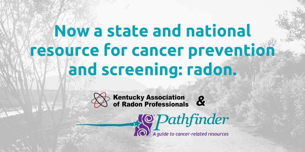 KARP has been added to the National and State Pathfinder Resource List for cancer screening and prevention: radon. We are grateful for the growing awareness and resources regarding the prevention of radon-induced lung cancer. You can find us listed here: bit.ly/2z3QaIA