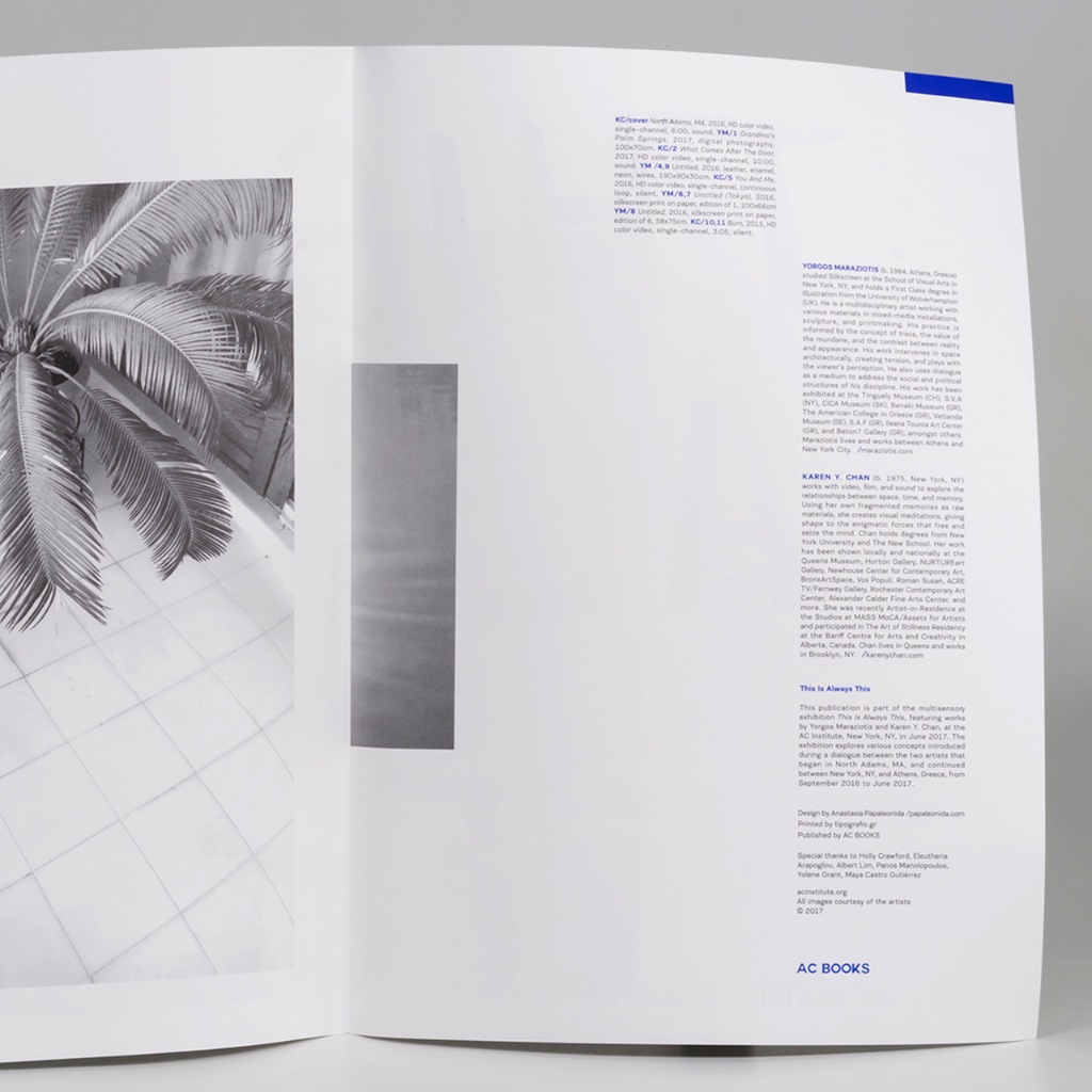 thefutureformat's tweet photo. "This Is Always This" limited-edition #publication that contains excerpts from the in-person and online conversations between Yorgos Maraziotis and Karen Y. Chan, accompanied by #photographs and still images of selected works. https://t.co/zW2orbuYve #FutureFormat https://t.co/1xf7KS3J2l