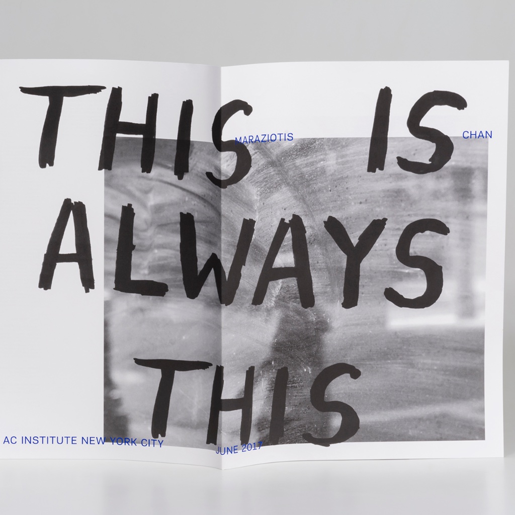thefutureformat's tweet photo. "This Is Always This" limited-edition #publication that contains excerpts from the in-person and online conversations between Yorgos Maraziotis and Karen Y. Chan, accompanied by #photographs and still images of selected works. https://t.co/zW2orbuYve #FutureFormat https://t.co/1xf7KS3J2l