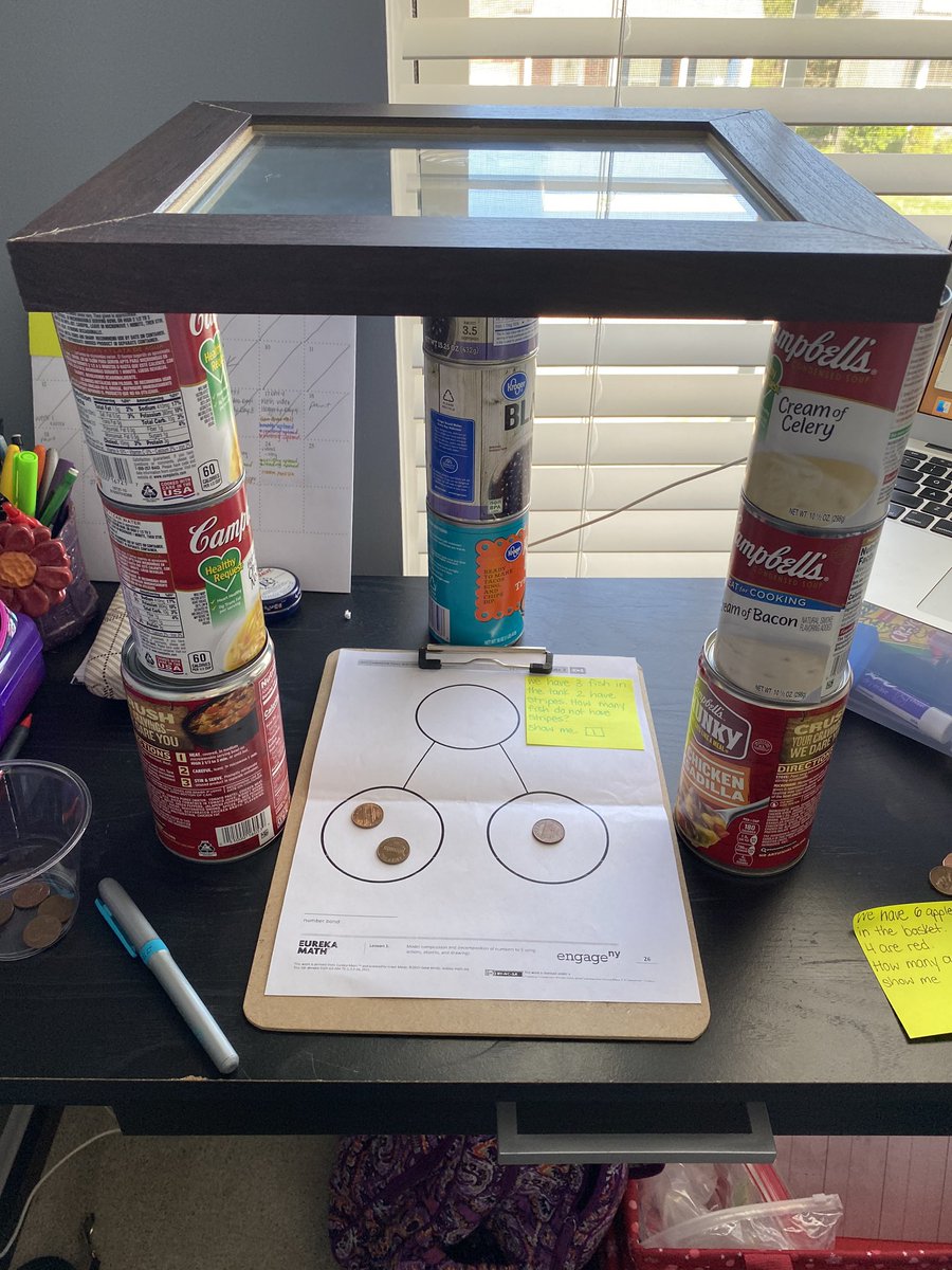 goodpaster_h's tweet image. When you are determined to model math to your kinders remotely, you get creative and make a “document camera” 🤩🤓 @ameliatigers @mathbarb @cincy_mathanne #WClearns