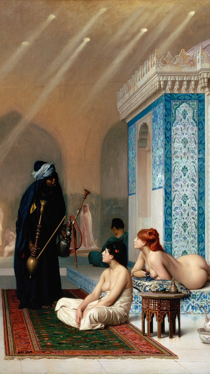 Jean-Léon Gérôme 1 — Moorish Bath2 — The Carpet Merchant 3 — Pygmalion and Galatea4 — Pool in a Harem