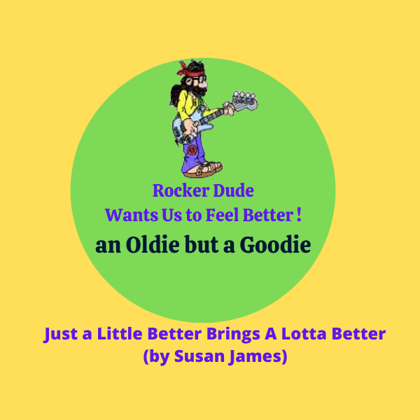 sjwriter's tweet photo. Rocker Dude Wants Us To Feel Better (Susan James) https://t.co/jEgwDMWOVn https://t.co/AeLiGyrSF9