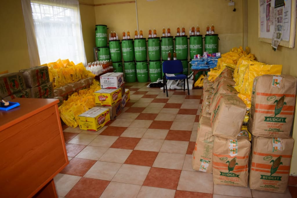 Hon. Faith Gitau (@honfaithgitau19) on Twitter photo Launched the distribution of facemasks, gloves, sanitizers, soaps and foodstuff county-wide courtesy of <a href="/NGAAF_KE/">National Government Affirmative Action Fund</a> . These items will be distributed door to door to avoid gatherings. Also received water tanks for high population areas from ministry of water. Launched the distribution of facemasks, gloves, sanitizers, soaps and foodstuff county-wide courtesy of <a href="/NGAAF_KE/">National Government Affirmative Action Fund</a> . These items will be distributed door to door to avoid gatherings. Also received water tanks for high population areas from ministry of water.