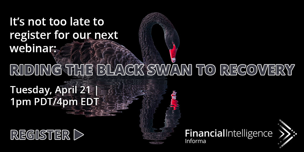 ZephyrInforma's tweet image. It&apos;s not too late! Register for today&apos;s webinar: Riding the Black Swan to Recovery. Hear the latest in markets &amp;amp; portfolio analysis to guide you to recovery and beyond from Market Strategist, Ryan Nauman. Free registration: bit.ly/2XBptFl! #markets #portfolioanalysis