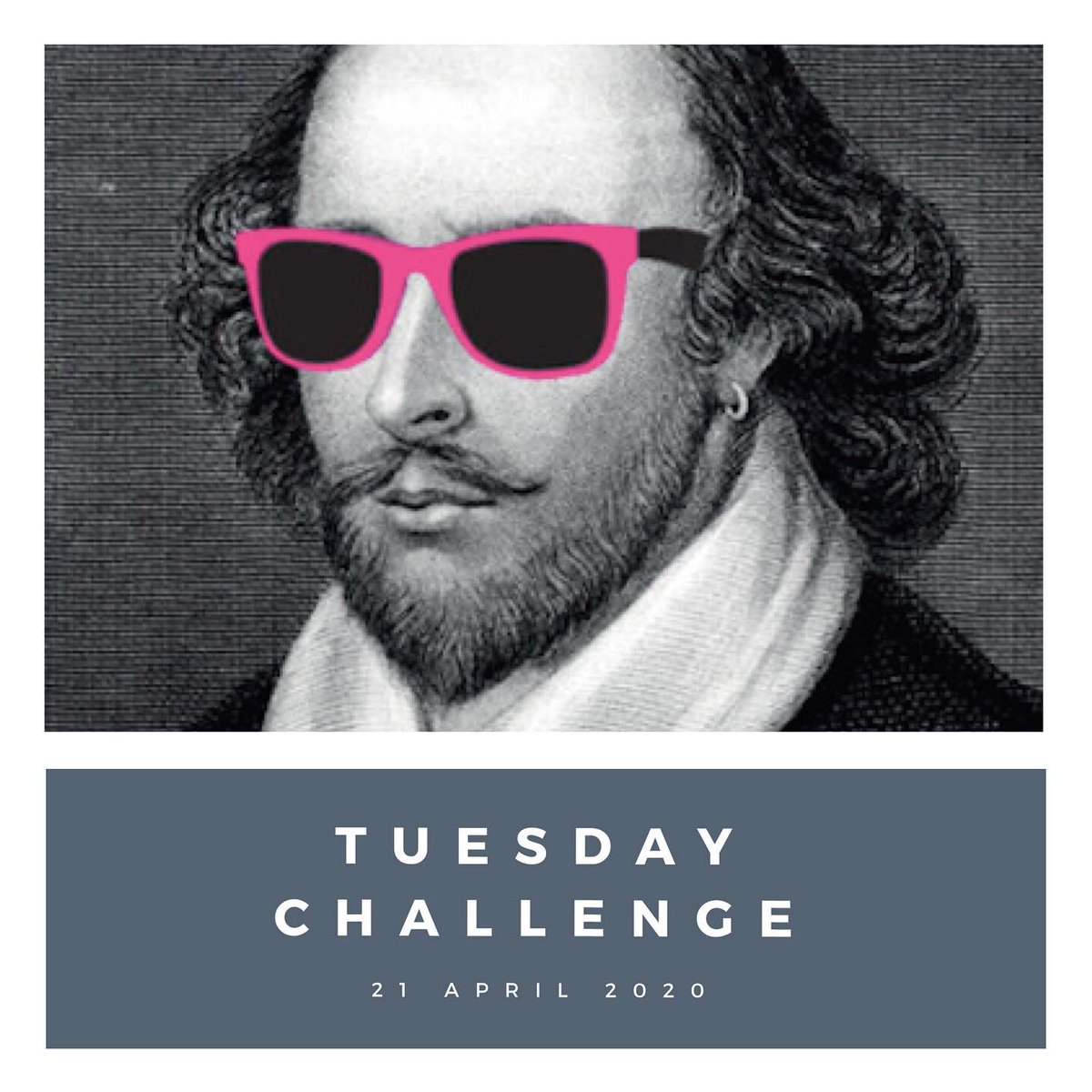 PrincethorpeHse's tweet photo. Your challenge this week is to produce a dedication to Warwickshire’s most famous son, William Shakespeare.
You can produce, create, write or design anything that is an ode to Bill.  You decide. Upload to Teams - closing date, Monday 27 April 12pm. https://t.co/uJzEdSTc1a