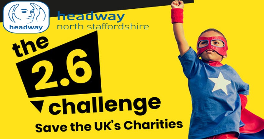 What are you planning for the #TwoPointSixChallenge ?
Sign up and donate at headwaynorthstaffs.org and share your challenge with us all on here!