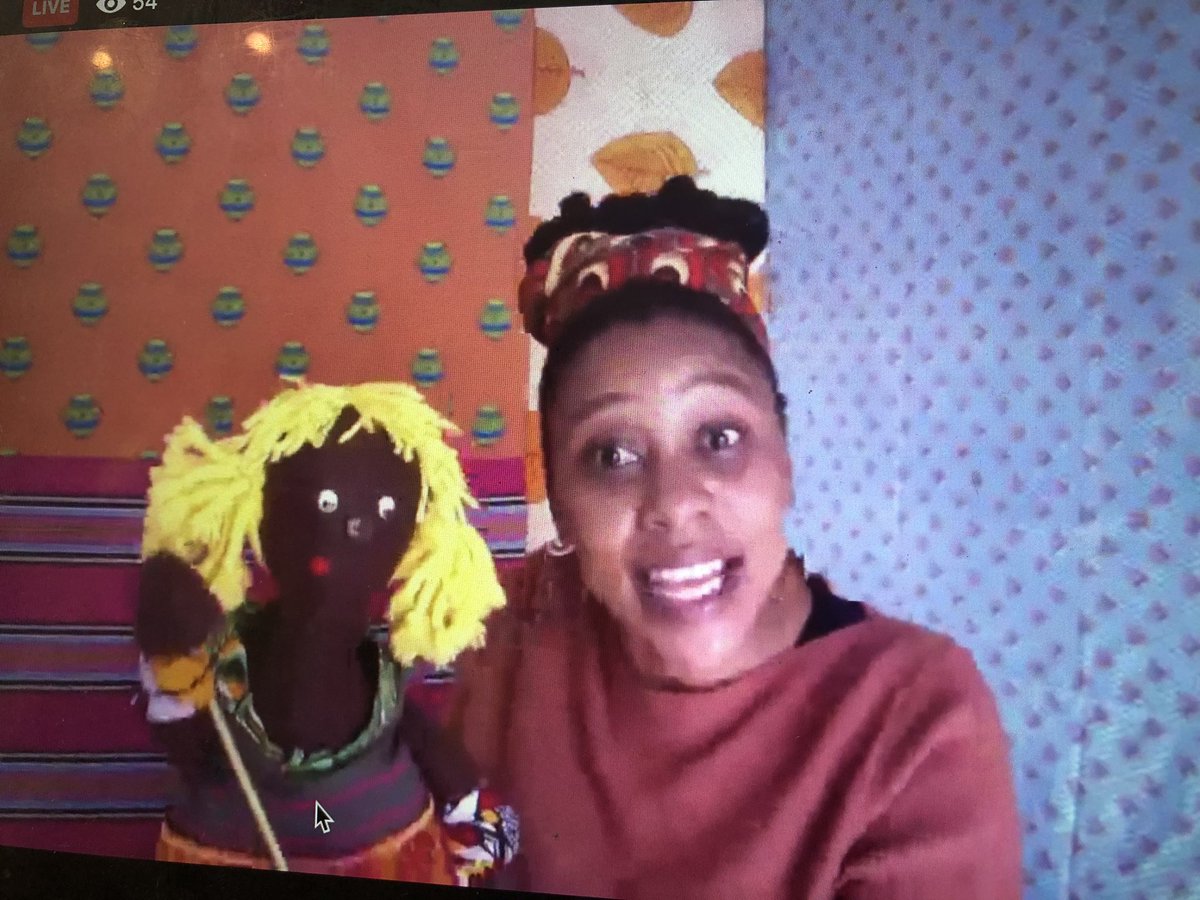 PlayAfricaCM's tweet photo. As Joburg’s children’s #museum, we enrich children’s lives during the #lockdown by sharing locally-relevant cultural content, like today’s live storytelling with Tsholo Shounyane. A new program in response to #COVID19, with @Assitej_ZA &amp; in partnership with @goethejoburg. https://t.co/rvgXqpYKNF