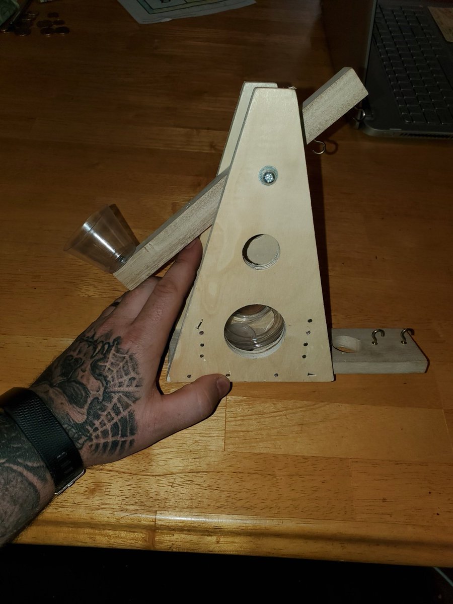 Home learning challenge 1: I gave plans for a Lego catapult, but told kids that if they didn't have Legos, that they could build it out of anything. This is a 4th grader's catapult (probably some help from dad) I imagine some serious 5Cs work!  <a href="/IWCSchools/">Isle of Wight County Schools</a> <a href="/WES_Hornets/">WES_Hornets</a> #HORNETS