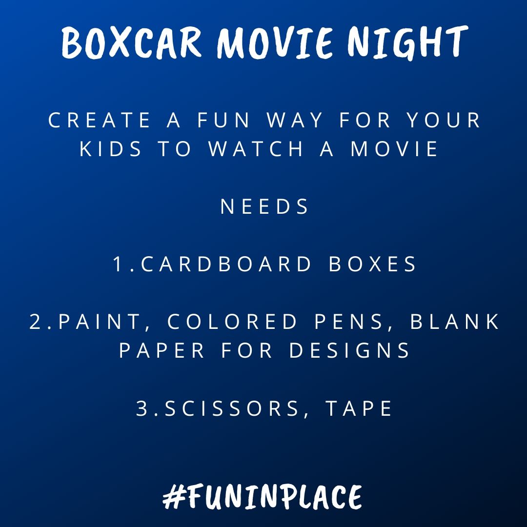 rleparks's tweet image. Do you remember the Drive Ins? Follow our post to re-create those memories with your youngins! Dont forget to keep your boxcar for our Drive In movie night July 24th!

#driveinmovie #boxcarmovie #funinplace