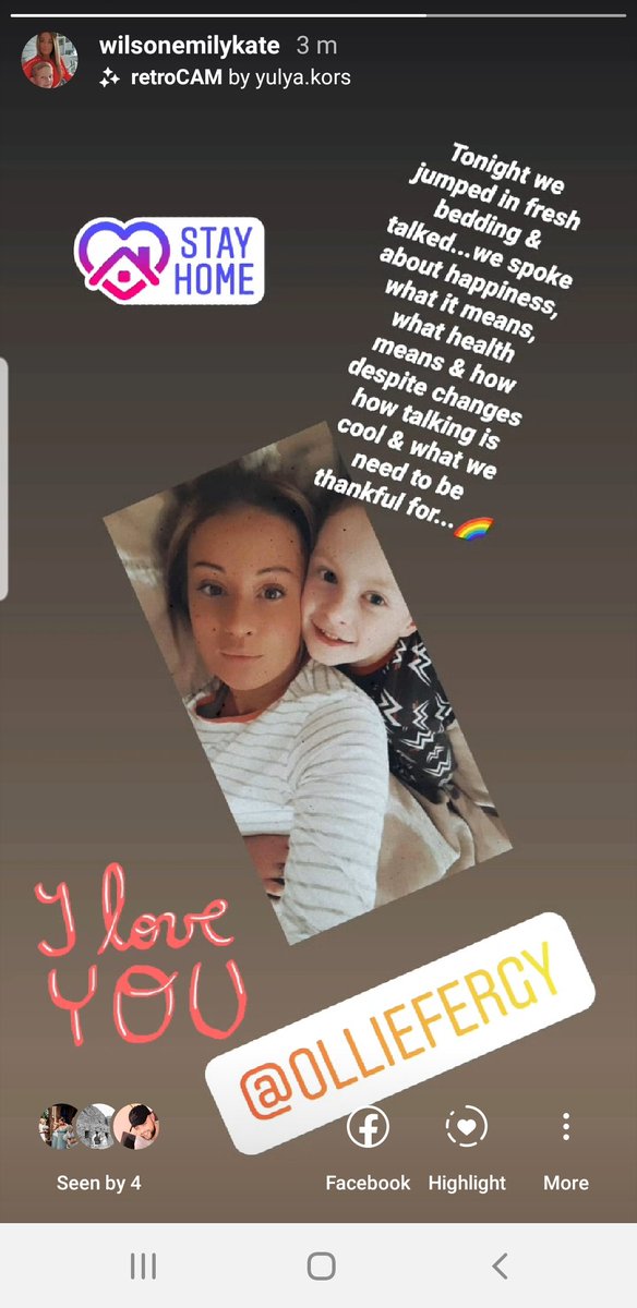 Emzkate's tweet photo. Wanted to share this from my private Insta account...my son and I had some 'good ol' chin wags about life..happiness..changes &amp; what we need to learn from this &amp; my personal situation... helped ME and most importantly him 💙🌈☀️ #myinfinity #myson #myOllie #staysafe https://t.co/QckD2gwSve