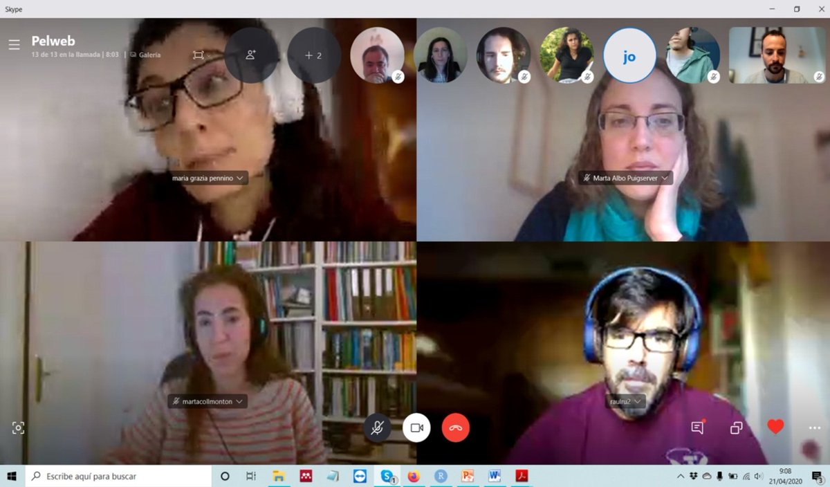 Joan_Gimenez's tweet photo. Final online meeting of #PelWebProject Nice to see all the results together #smallpelagicfish #topPredators #trophicecology @ICMCSIC @icm_young @IEOoceanografia @IEOMurcia @IEOVigo @IEO_Malaga https://t.co/SEwwvJljIM