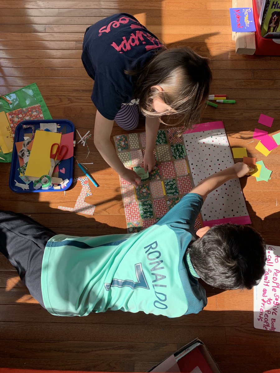 NorahRab's tweet photo. Making our Ramadan “Good Deeds” calendar in prep for Friday! #ramadanmubarak https://t.co/B0ca6gibFB