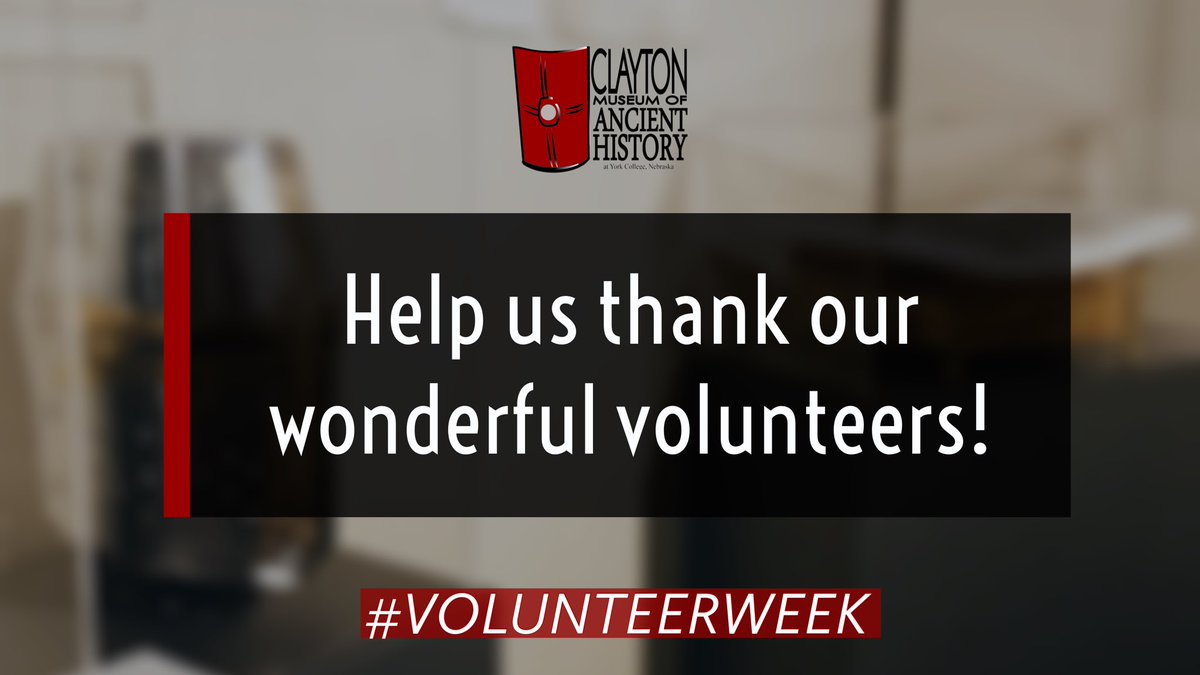 cmah_york_ne's tweet photo. This week we will be honoring our three volunteers. They have donated their time throughout the year and we are most grateful for their help and service.
Tune in tomorrow and the rest of the week to help us thank our wonderful volunteers!
#CMAH #VolunteerWeek https://t.co/m1v0JuyxIm