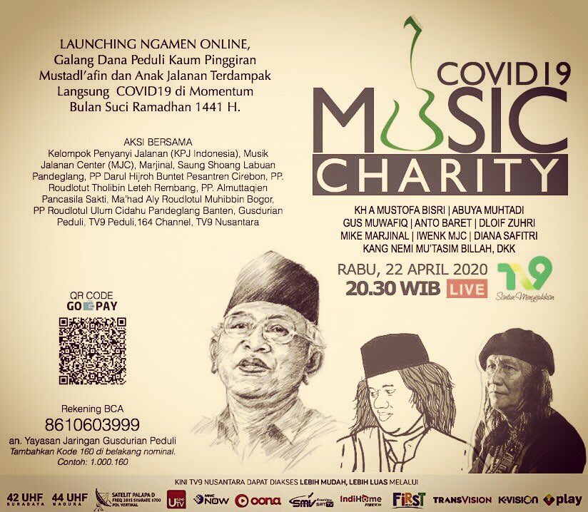Roy Jeconiah (@jecovox) on Twitter photo Kwn2 melipir utk berbagi rasa yuk, mlm ini tgl 22 April 2020 jam 20.30 wib di <a href="/TV9NUsantara/">TV9 NUsantara</a>, slm damai semesta, uyeaahhh 🤘😁🇮🇩 #staysafe #stayhappy #stayhome #stayhealthy #kitapastibisa #jecovers #jecovox #jcvx #NUsantara #indonesia #flattenthecurve Kwn2 melipir utk berbagi rasa yuk, mlm ini tgl 22 April 2020 jam 20.30 wib di <a href="/TV9NUsantara/">TV9 NUsantara</a>, slm damai semesta, uyeaahhh 🤘😁🇮🇩 #staysafe #stayhappy #stayhome #stayhealthy #kitapastibisa #jecovers #jecovox #jcvx #NUsantara #indonesia #flattenthecurve