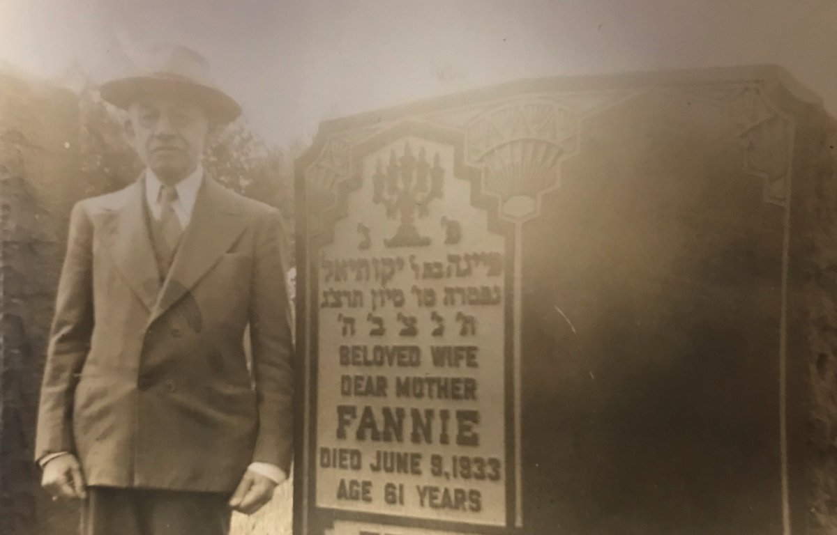 This is my grandpa Isaac, who took the story of our family in the Holocaust to his grave, to protect our innocence, to protect us from that grief and horror. This is his signature on just one form reporting the murders. This is Ponary, where his sister was murdered.  #YomHaShaoh