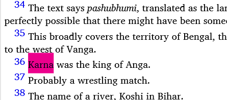 Now comes the Rajsooya Yagya.1. Gita Press, Karna lost to Bhima2. KMG version, Karna lost to Bhima3. BORI version, Karna lost to Bhima4. Proof that it was Karna, King of Anga