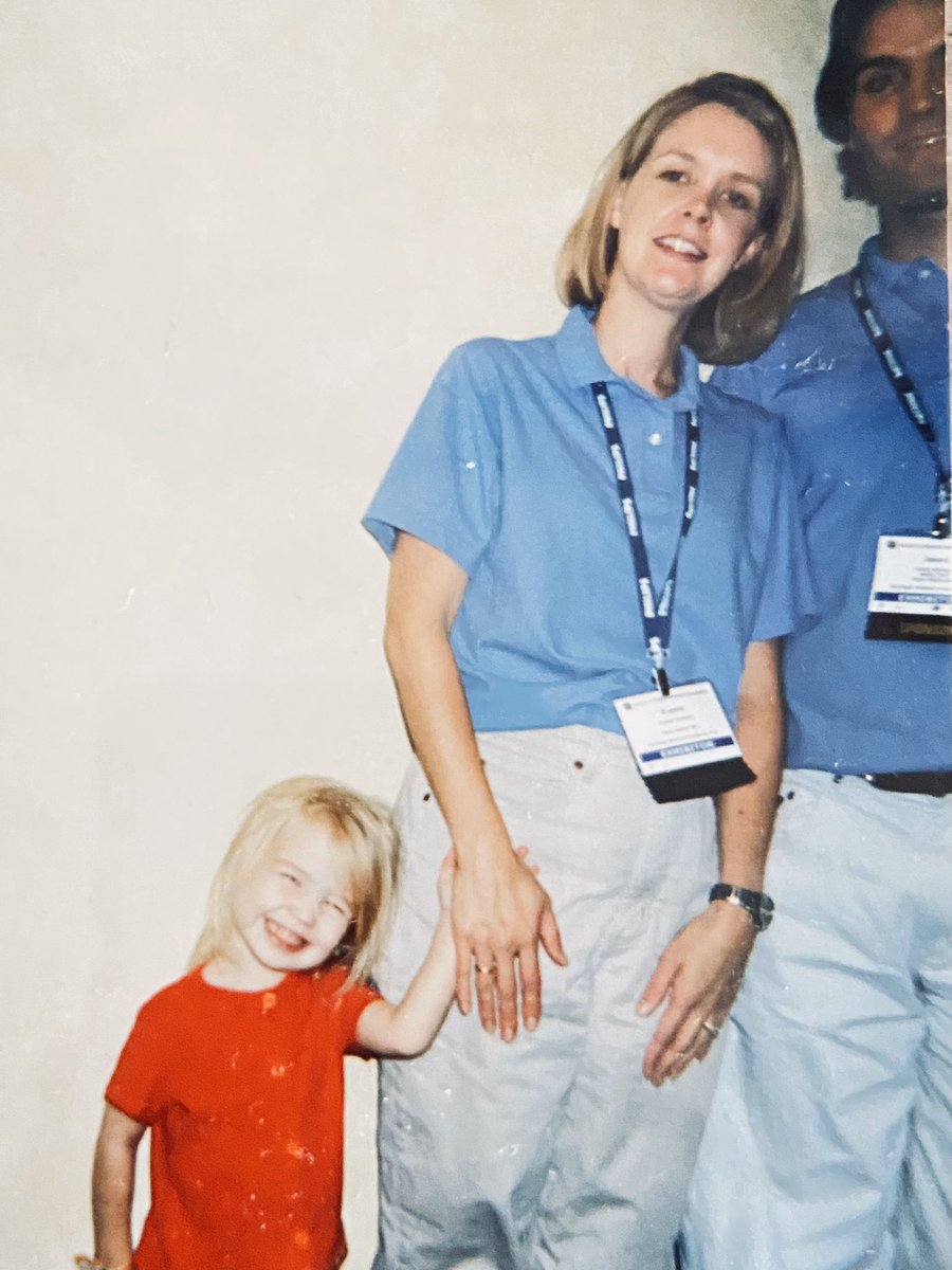 SonoBed's tweet photo. @TheSDMS From our 1st time exhibiting w/you in 2001 in Las Vegas.  That’s Bridgette who is now 21 years old.  We have been to every meeting since &amp; HOPE to be there this year too!  @2020Tatum #SonoBed #Ultrasound #SDMS https://t.co/o13sCG7lyO