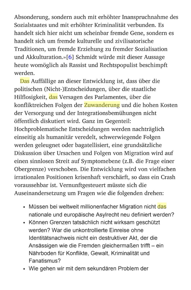 Ein weiterer Auszug aus dem von Luisa Riegert aka. Luna Darko empfohlenen Buch. Die Formel: Geflüchtete Menschen brächten Kriminalität, Terrorismus, Ghettobildung und der Belastung der Sozialsysteme mit sich.