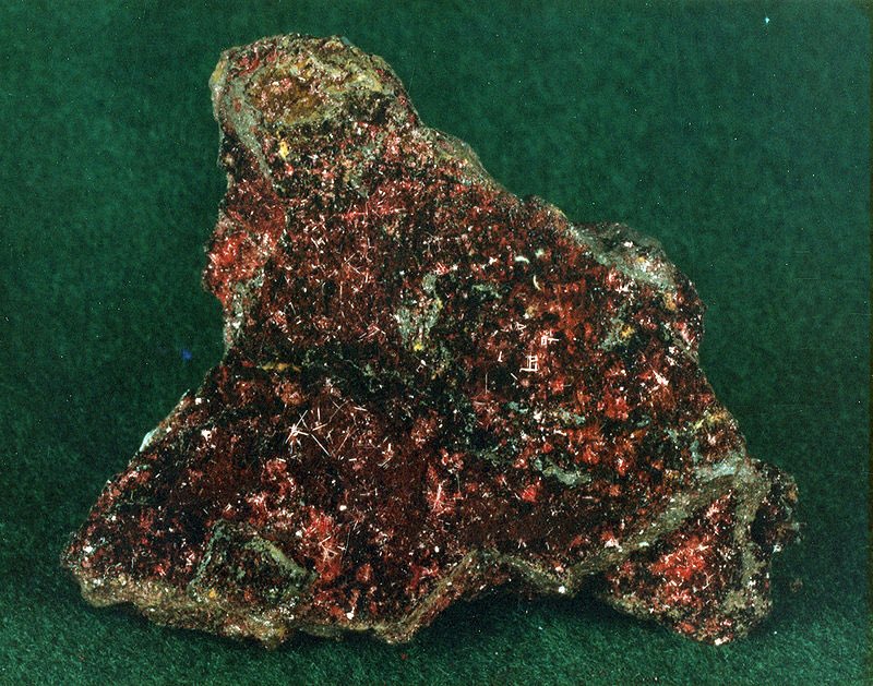  @ssitheidiot Cuprite, is an oxide mineral and a minor ore of copper.