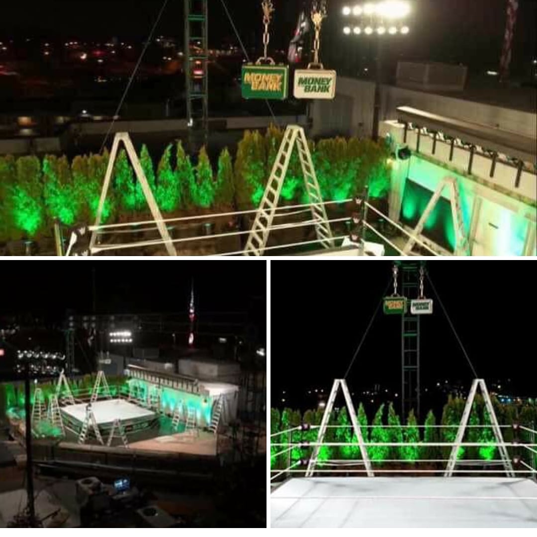 Tony_NTR_'s tweet photo. Some images have leaked for the #MoneyInTheBank match for the ppv, layout looks very interesting, also can see both briefcases up at the same time , could it be a joint main.

#wwe #wresstling #prowrestling  #sportsentertainment https://t.co/sL3BhhIV6e