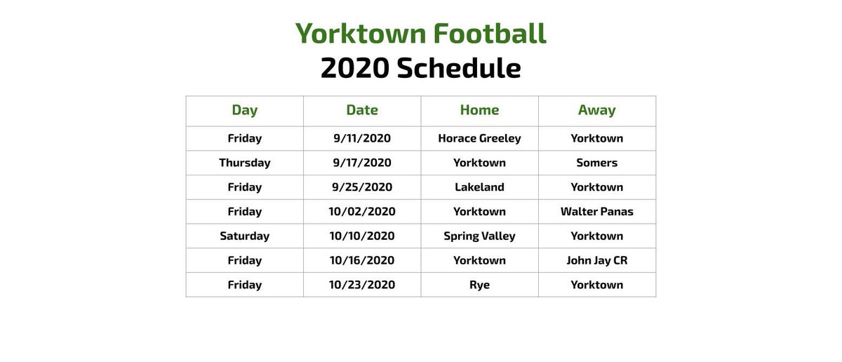 Yorktown Football tweet media