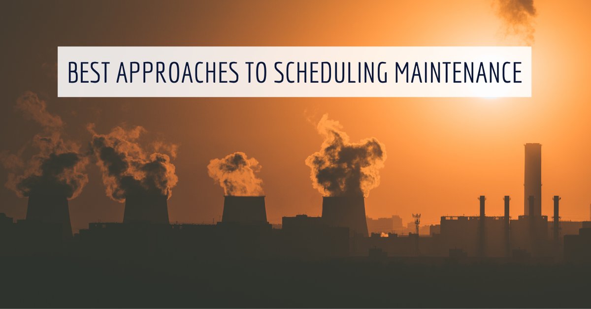 No maintenance = no value. All #assets need servicing and maintenance to ensure years of good performance... but which #maintenance scheduling approach is best? Click here to find out: bit.ly/3abqSp3