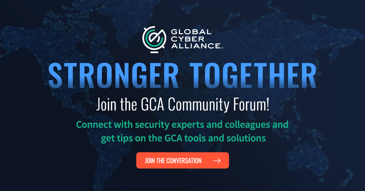 EMEA_GCA's tweet photo. LIVE in 30 minutes! Join @GlobalCyberAlln's Director of Operations and DMARC guru, @shazam27, on our #GCAForum for a better understanding on his day-to-day work leading #DMARC, #GCAToolkit, and other key projects: https://t.co/unchBTEU8z https://t.co/ZgzmLhijAH
