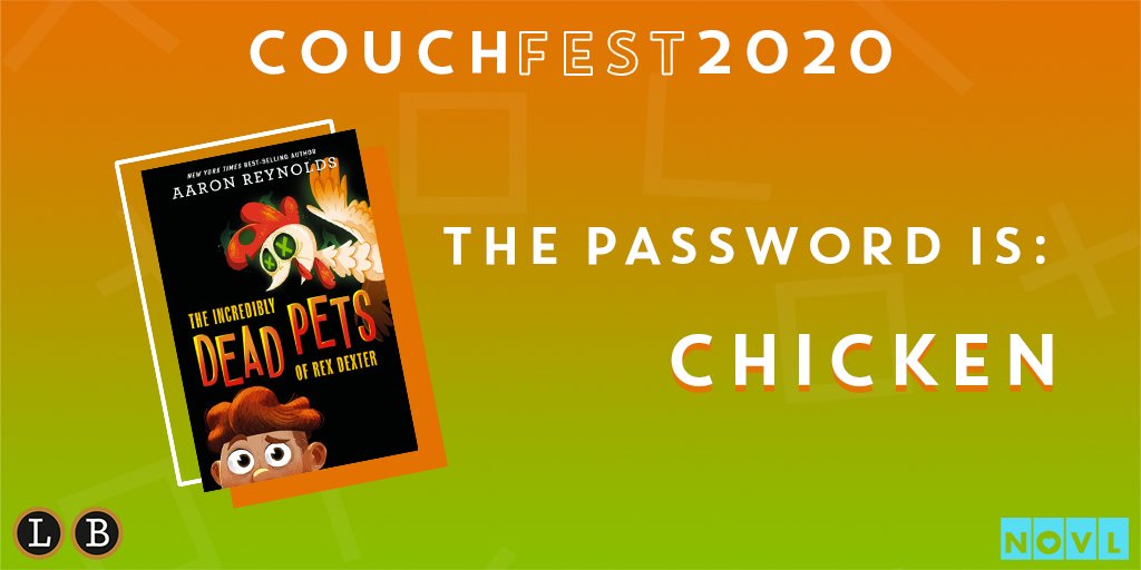 LittleBrownYR's tweet photo. Shhhhhh... 🤫 You have the secret password, now go enter it at https://t.co/JkANXGPsrW for a chance to win an ARC of THE INCREDIBLY DEAD PETS OF REX DEXTER!🐔 https://t.co/cOQ7vz1OrP