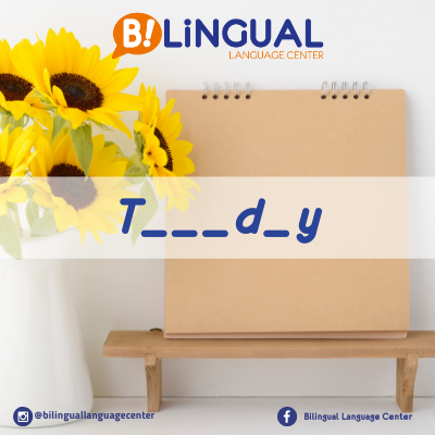 bilinguallc's tweet photo. ¡Feliz martes!
¿Sabes como se dice "martes" en inglés?
¡Completa la palabra!

#BilingualLanguage
#EstudiaInglés
#EscuelaDeIdiomas https://t.co/dOqZ3wFhKp