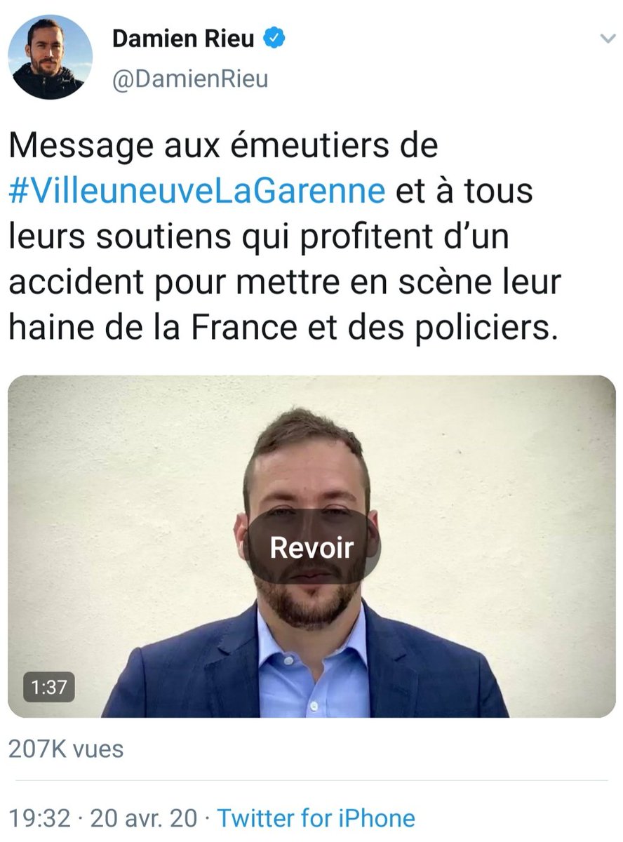 Se mettre en scène, une autre "qualité" de la fachosphère. Après avoir bien vendu son programme d'extrême-droite à coups de tweets, le fachillon nous pond une vidéo. Les racailles ont peur jusqu'au fond des cités... #VilleneuveLaGarenne37/52