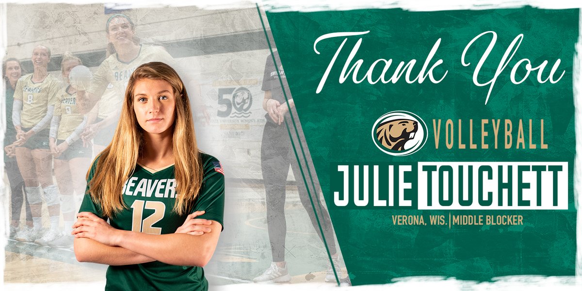 BSUBeavers's tweet photo. Thank you to @BSUBeaversVB senior, @JulieTouchett!

#BeaverTerritory https://t.co/QNrBiFxX6e
