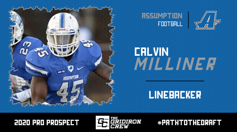 Gridiron_Crew's tweet photo. Scouts, Coaches, and GMs, here are all the reasons why you should focus your attention on 2020 Pro Prospect, Calvin Milliner (@Calvin_Milliner), a LB from @ACGreyhoundsFB!
#2020ProProspect #PathToTheDraft #NFLDraft #CFLDraft
👀 Read our Interview: https://t.co/yEzq4bDYlj https://t.co/CYpZ7fDior