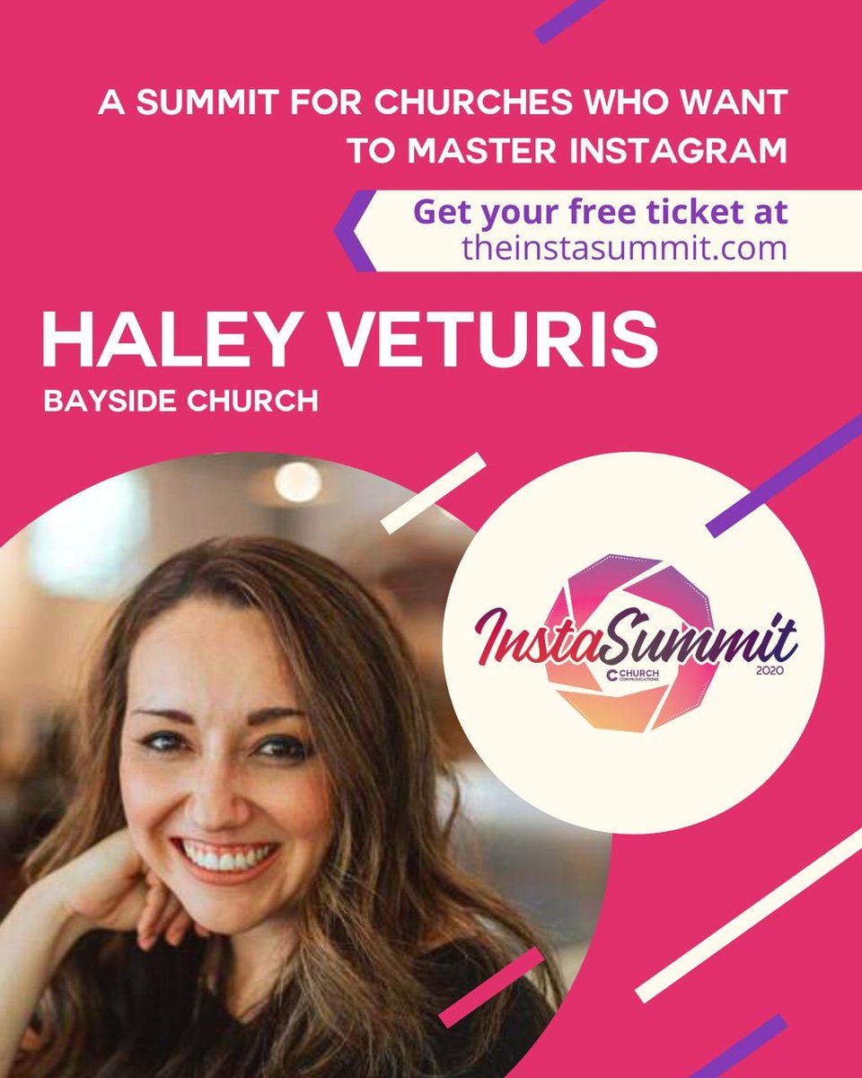 HaleyVeturis's tweet photo. Excited to be speaking at InstaSummit 2020! An Online Instagram Conference for Churches
Check it out at https://t.co/MgFOEqTUFZ
RT if you think others will find this helpful
#instasummit2020 https://t.co/EovgRSz8W7