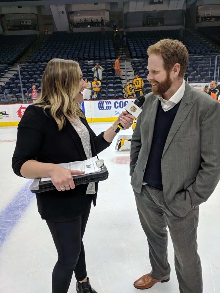 DarrArno's tweet photo. Challenge accepted @billfagan!

Post 4 photos of you working in sports within 24 hours &amp;/or donate $20 to a charity. 

Handing off to @farrism1 @rileyecain @PatriceWhiffen and @BurtonJLee 

...and still going to donate to charity too! https://t.co/VvhU6674al