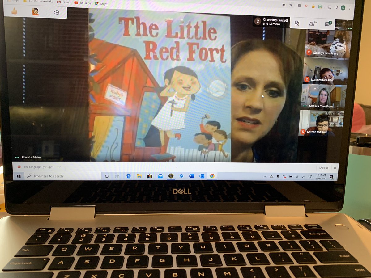 EpsteinCaroline's tweet photo. Something BIG happened today!! @SSYRAJR author @MaierBrenda shared her book #TheLittleRedFort and answered student questions today via @google_meet @BinksForestES!!! #AuthorsAreAmazing!! Thank you! #PBCSDVirtualSchoolLibrary #GoingtheDistancePBCSD @LibraryCurrent @emapbc @pbcsd https://t.co/6HSkINPgyS