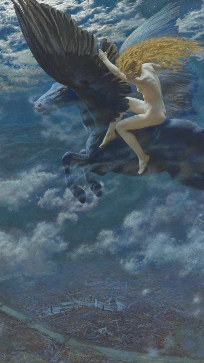 Edward Robert Hughes 1 — Wings of the Morning 2 — Dream Idyll (a Valkyrie) 3 — Midsummer Eve4 — The Valkyrie’s Vigil