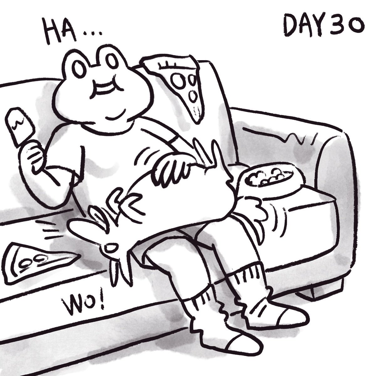 somehowart's tweet photo. Frogboy Comic 30 Day Challenge: 
【Day 1】
The Quarantine 🐸

#frogboycomic #comic #comicstrip #30daychallenge #sketchaday #scadseqa #frogboy #boys #somebear #30dayartchallenge #cute #30dayartquarantine #ratkins #frogboy30day https://t.co/vlD0t1AXvH