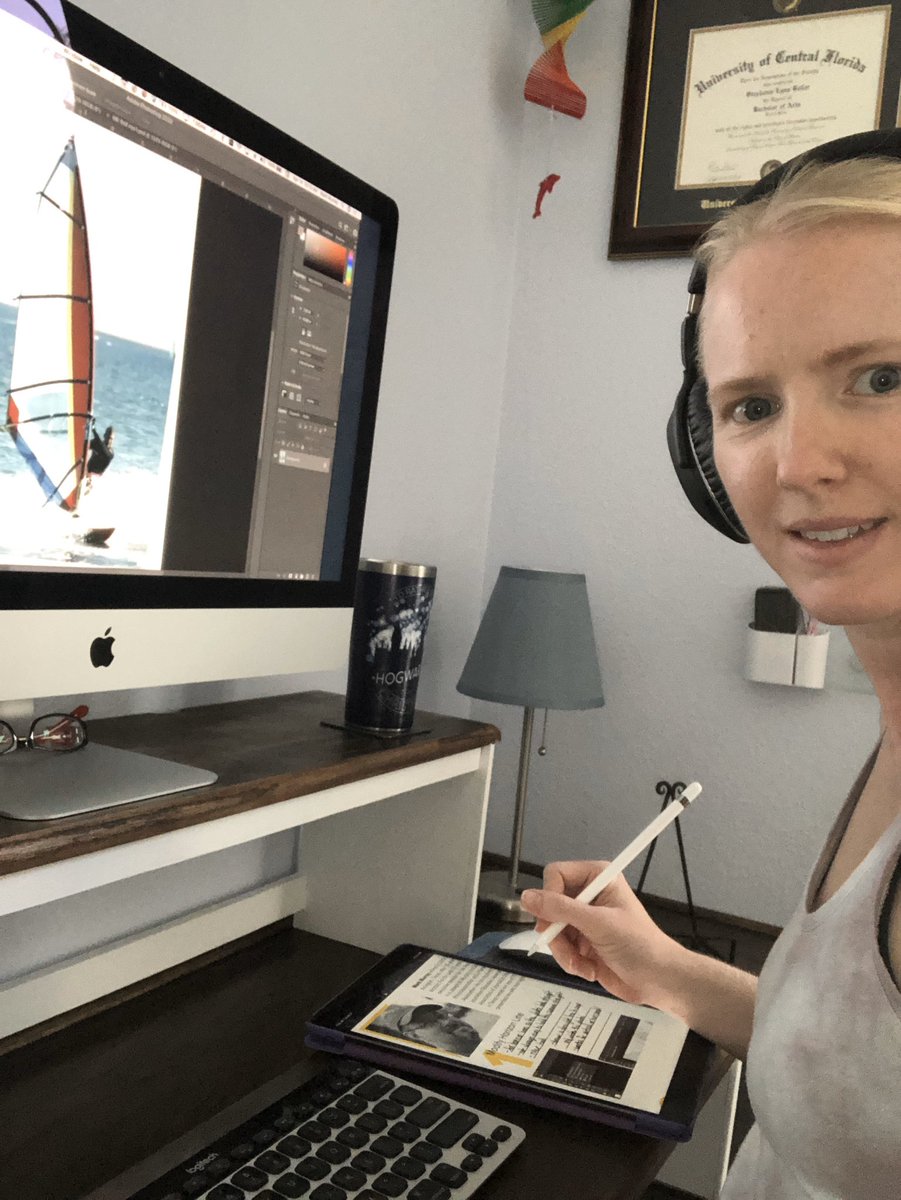 Slynch223's tweet photo. I’m doing the #balfour21jumpstart webinar today. Learning a lot about making the #ASEPanthers yearbook even better next year! @HumbleISD_ASE https://t.co/wrWmMpQUEX
