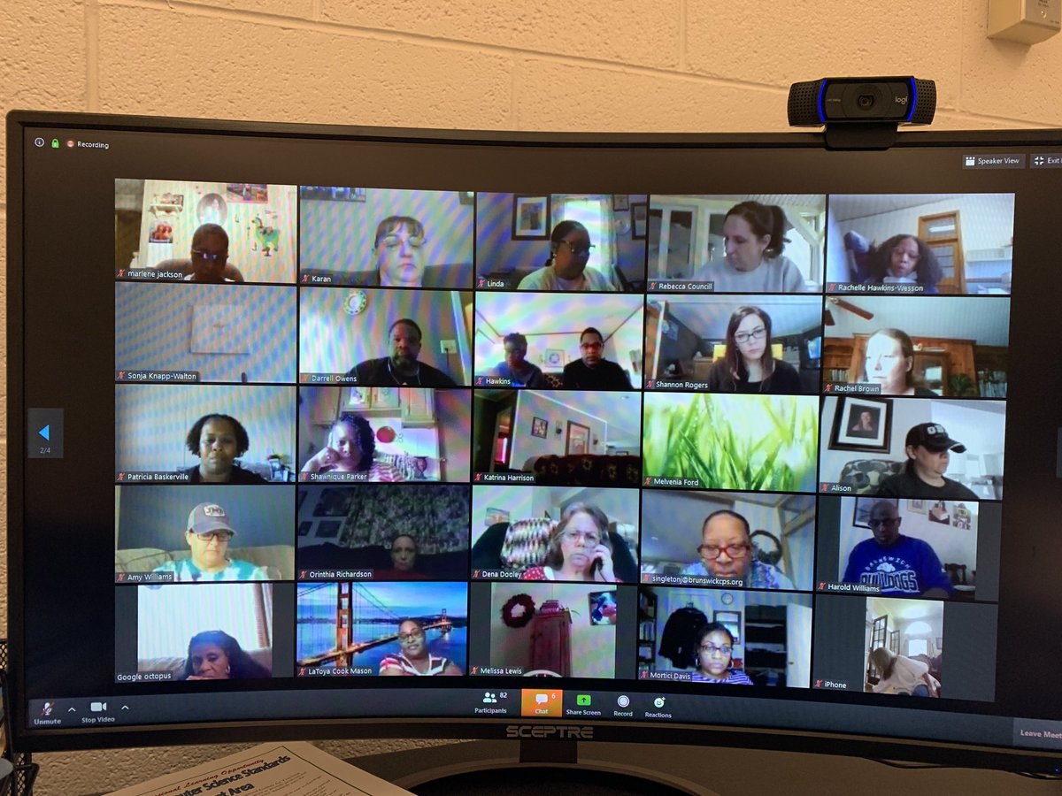 bcpsva's tweet photo. Hosted by the BCPS ITRTs, today’s virtual PD was a hit with over 83 participants.
Title: Zoom 2.0:
Topics covered: whiteboards, annotations, screen sharing, hosting features, chat windows, and lesson ideas.
#BrunswickStrong #C4LinVA #VA5CsAtHome #Vais4Learners https://t.co/AulKVNZ61m