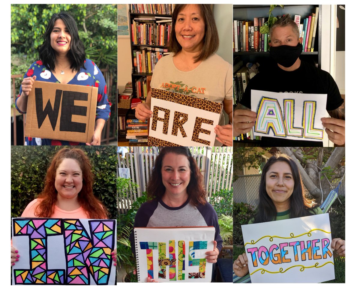 SMPublicLibrary's tweet image. This Tuesday has a whole new meaning because it&apos;s #NationalLibraryWorkerDay! Our staff have a message we hope you remember through these tough times &amp;lt;3

#ThankYouLibraries #LibraryStrong #NationalLibraryWeek