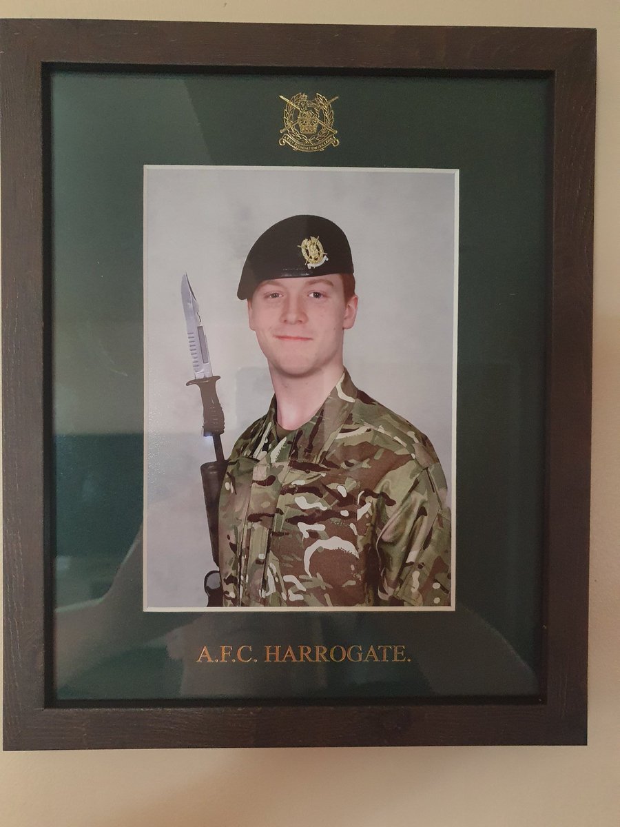 This arrived in yesterday's post very proud Mother moment #afcharrogate #juniorsoldier bursting with pride
