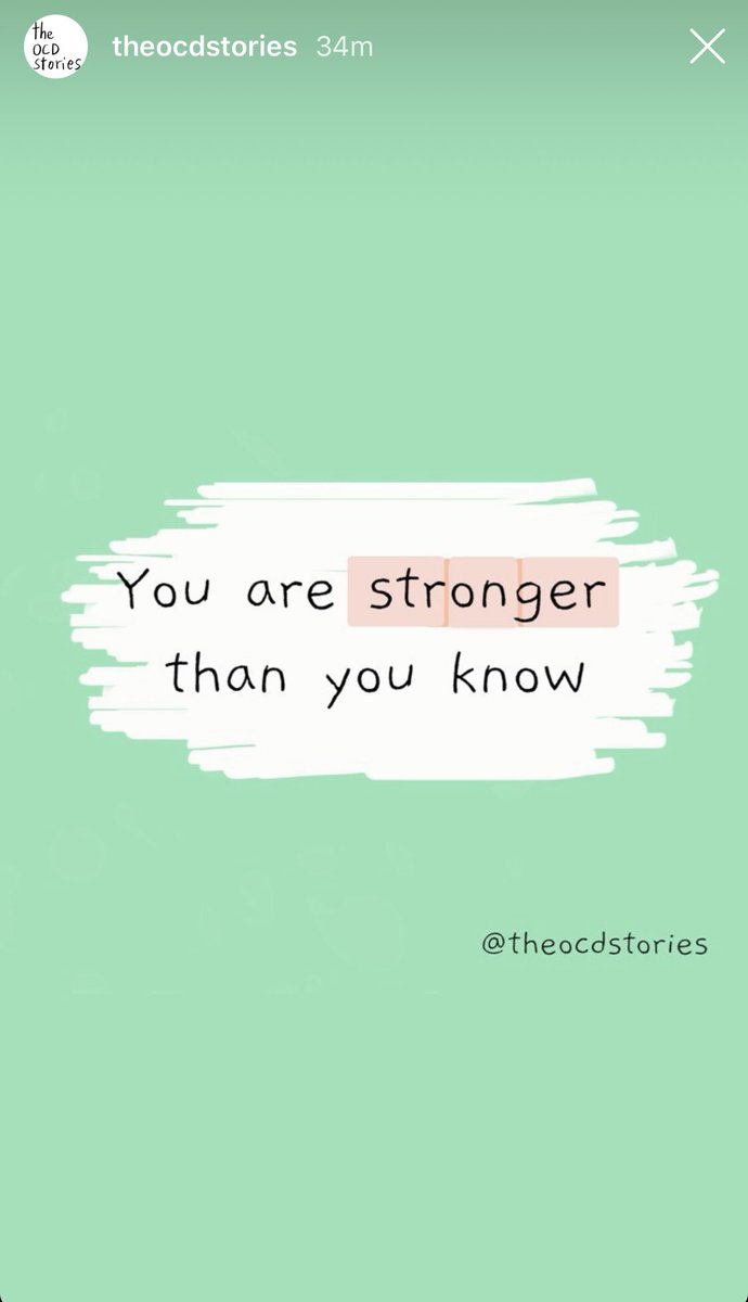 OCDKansas's tweet photo. #youcandothis #ocd #strengthoverfear #mentalhealth #MentalHealthAwareness #strength thank you @TheOCDStories https://t.co/UQrA7lK1g3