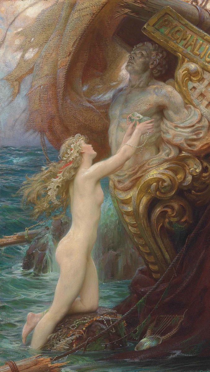 Herbert James Draper 1 — A Deep Sea Idyll 2 — The Day and the Dawnstar 3 — The Lament of Icarus 4 — Clyties of the Mist