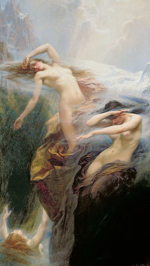 Herbert James Draper 1 — A Deep Sea Idyll 2 — The Day and the Dawnstar 3 — The Lament of Icarus 4 — Clyties of the Mist